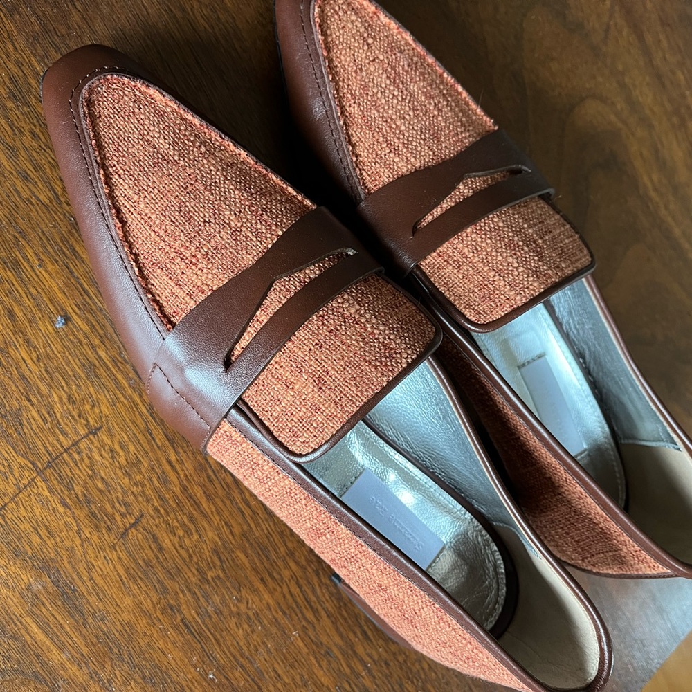 Suzanne Rae Pointed Loafer in Rust/Sequoia size 39 New in box! NWT - Picture 5 of 7